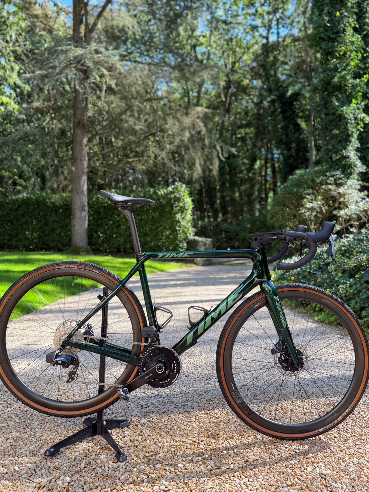 TIME ADHX – maat M – gravelbike met hoogwaardige afmontage, Fietsen en Brommers, Ophalen, Zo goed als nieuw, Carbon