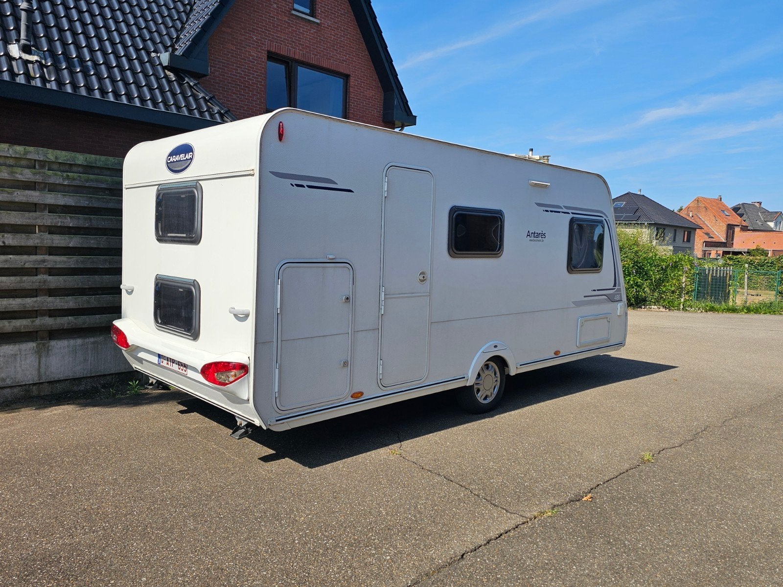 Caravelair Antares 486 stapelbed voortent TV, Caravans en Kamperen, Caravans, Bedrijf, Treinzit, Tot en met 6, Caravelair