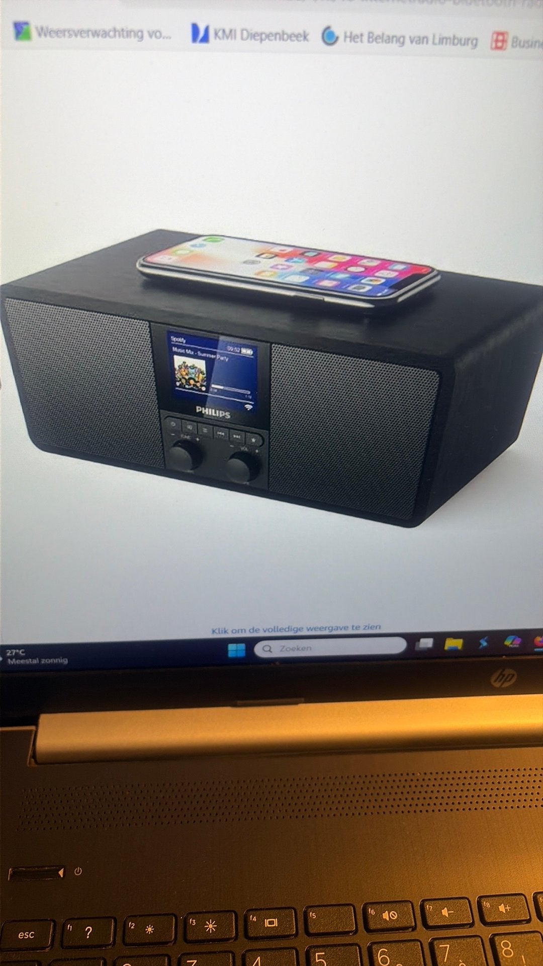 Philips Internet Radio, Audio, Tv en Foto, Ophalen, Zo goed als nieuw, Radio
