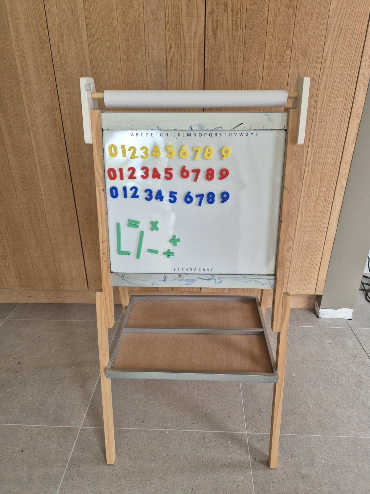 Schoolbord, Ophalen