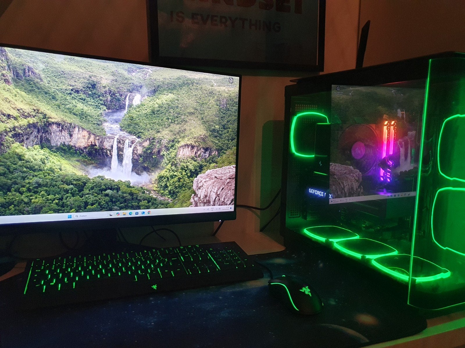 Gaming pc 4070, 32 GB, Comme neuf, Enlèvement, AMD Ryzen 7