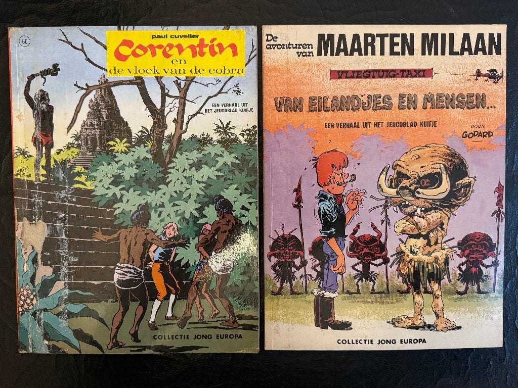 Collectie Jong Europa - Weekblad Kuifje (2 strips), Boeken, Meerdere stripboeken, Ophalen of Verzenden, Gelezen