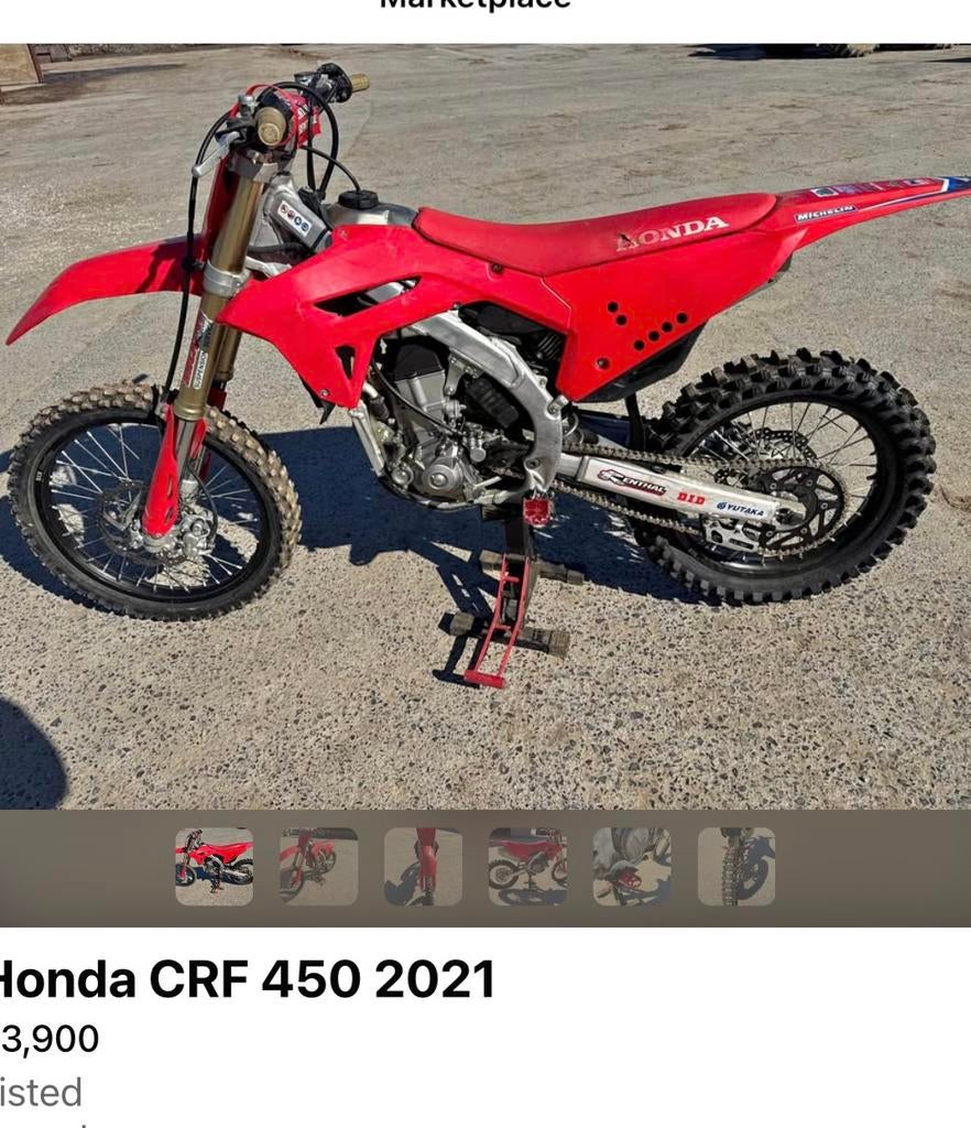 Honda CRF 450, Ophalen, Gebruikt, Honda
