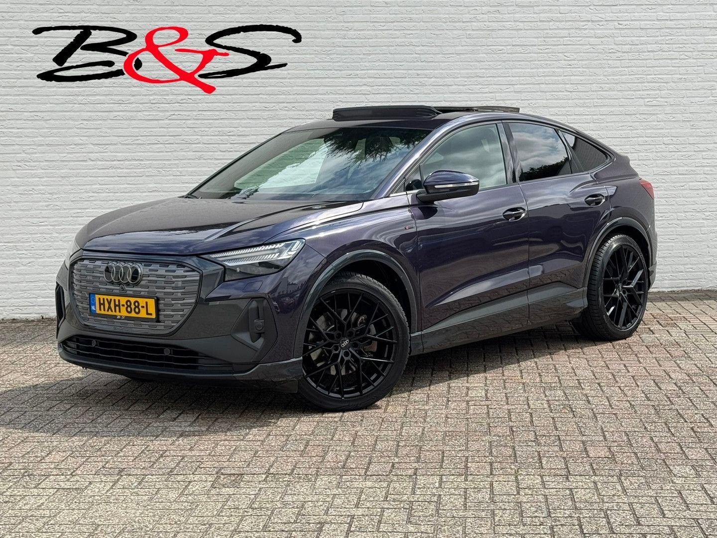 Audi Q4 e-tron Sportback 40 S-line Competition SOH 91% Pano, Autos, Achat, 520 km, Entreprise, Carnet d'entretien