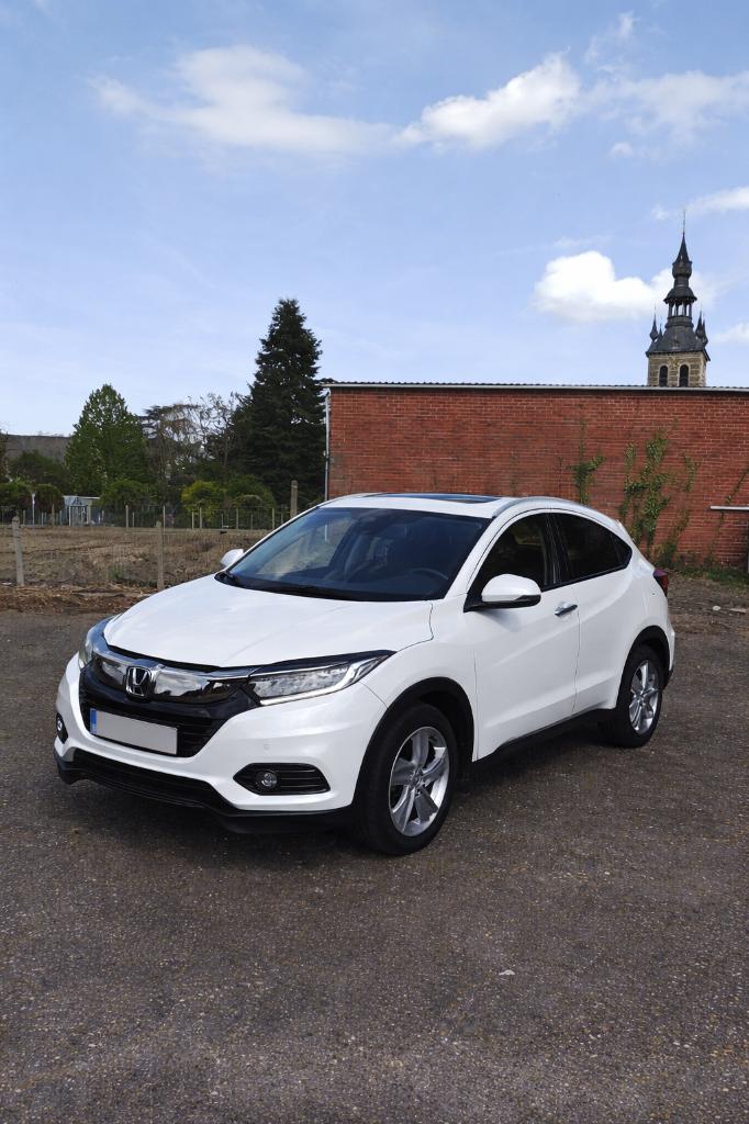 Honda HRV 1.5 Executive, Auto's, 700 kg, Leder en Stof, Wit, 96 kW