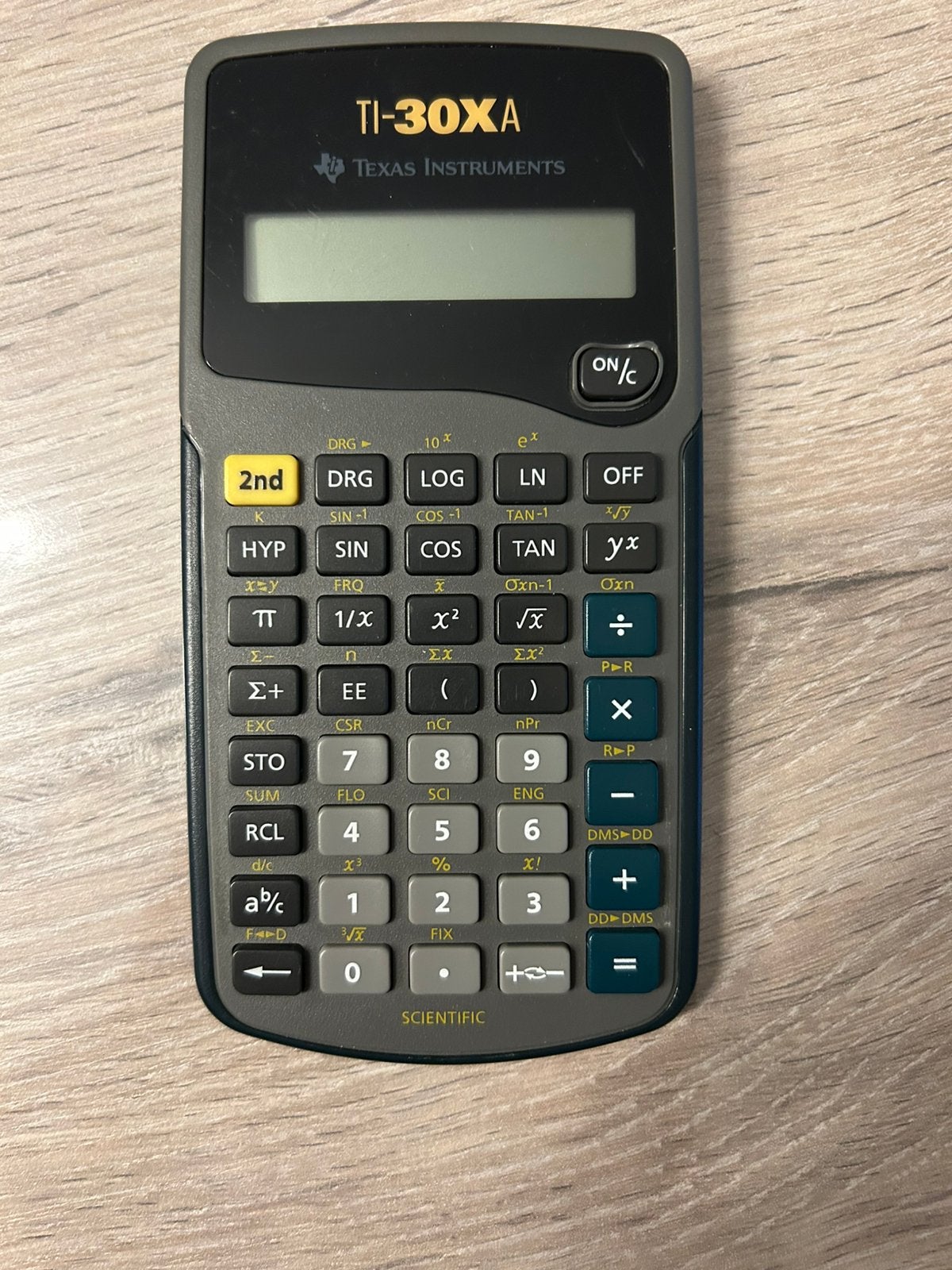 Texas TI - 30 X rekenmachine, Diversen, Rekenmachines, Ophalen, Gebruikt