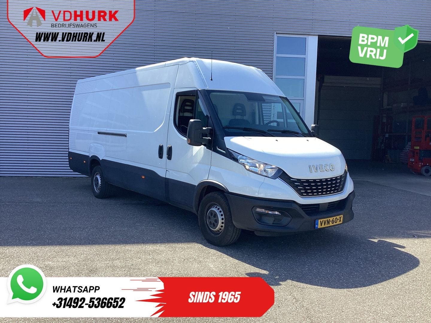 Iveco Daily 35S16V 2.3 155 pk Aut. L4H2 Gev.Stoel/ 3.5t Trek, Auto's, Automaat, Electronic Stability Program (ESP), 285 g/km, Iveco