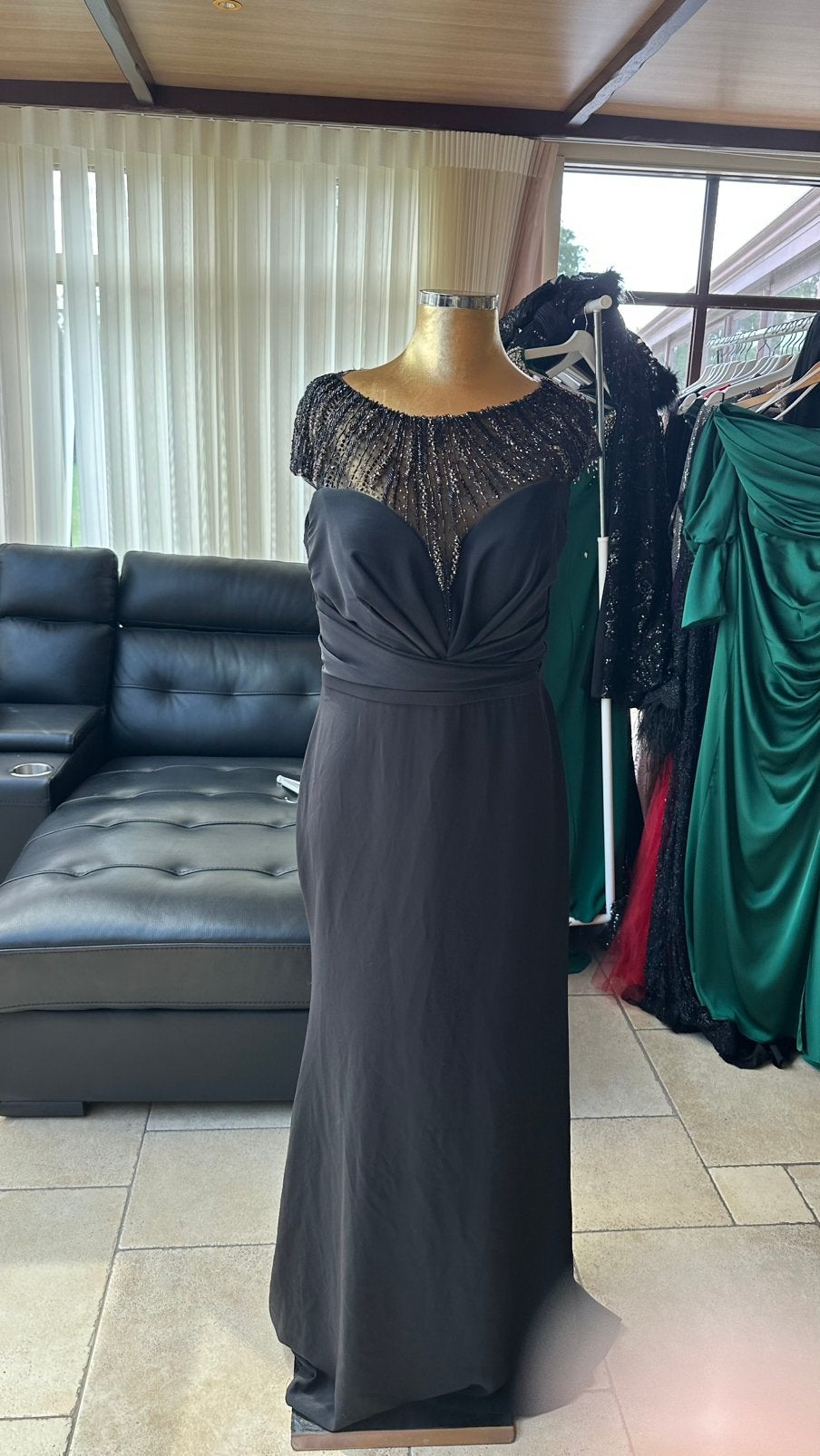 Robe de soirée noire, Enlèvement, Comme neuf, Noir