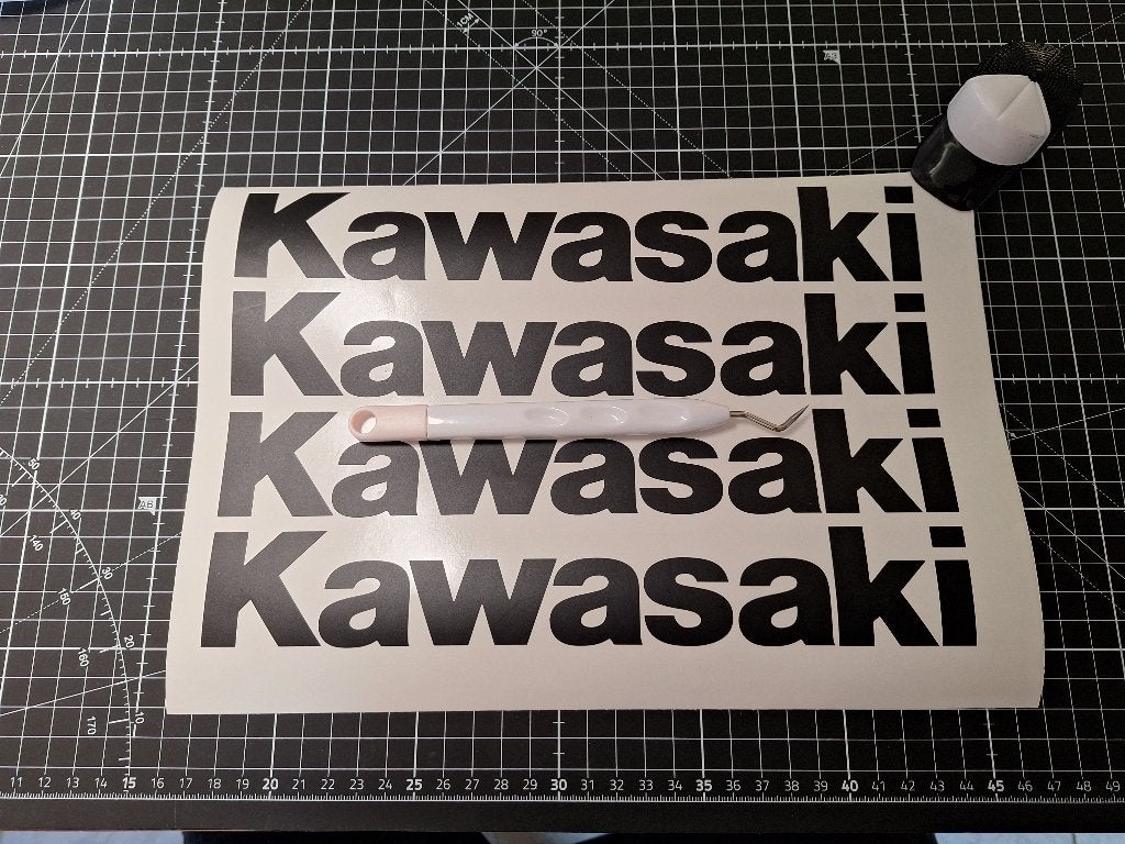 Kwasaki cut-out stickers, Enlèvement ou Envoi, Neuf, Autocollant