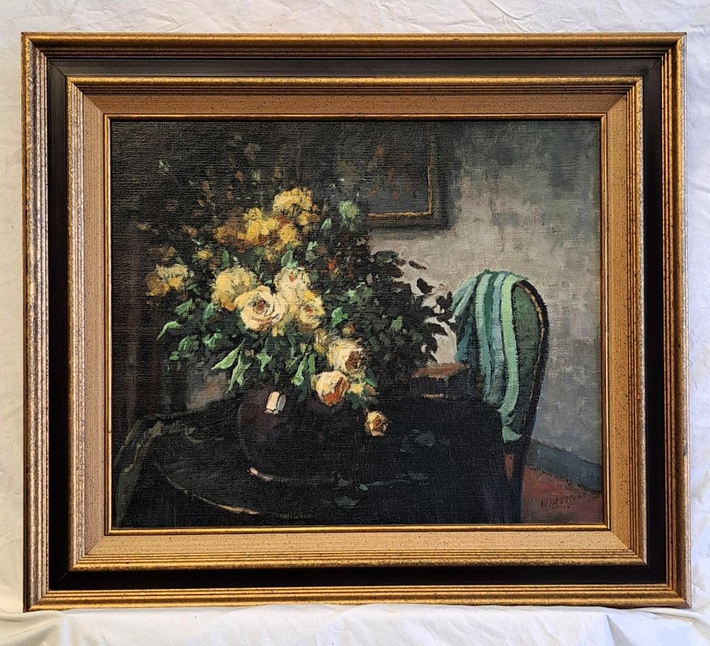 Peinture Willem Heytman (1950 -), Enlèvement ou Envoi, Signé, Peinture à l'huile, Fleurs