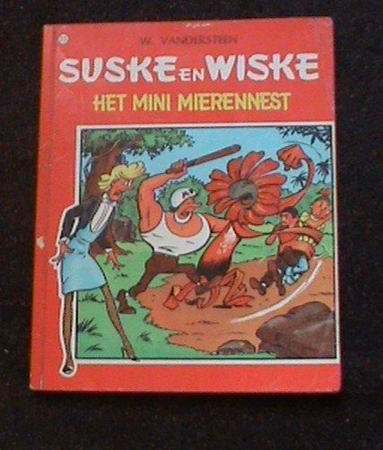 Suske en Wiske Het Mini mierennest 1e Plastieke versie 1968, Boeken, Eén stripboek, Ophalen of Verzenden, Gelezen