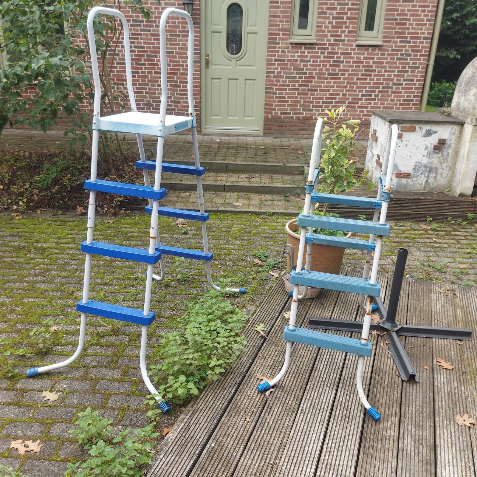 Zwembad ladder, Ophalen of Verzenden, Gebruikt, Ladder