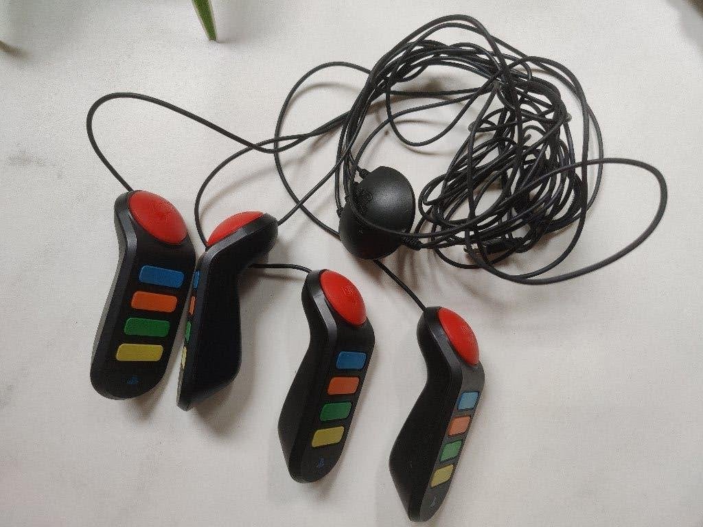 PS2 Buzzers + 3 jeux buzz, Consoles de jeu & Jeux vidéo, Enlèvement ou Envoi, Utilisé