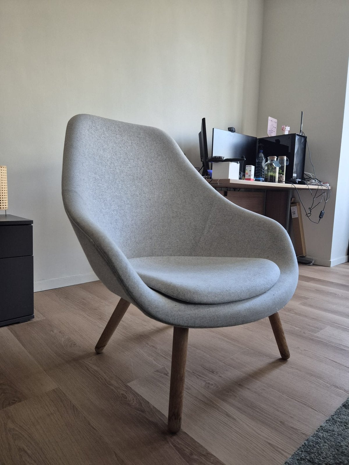 Hay loungestoel grijs, Ophalen, Zo goed als nieuw