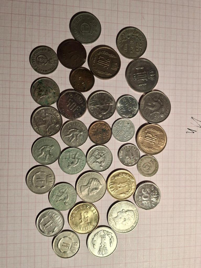 Munten uit Luxemburg, Postzegels en Munten, Munten en Bankbiljetten | Verzamelingen, Ophalen of Verzenden, Munten