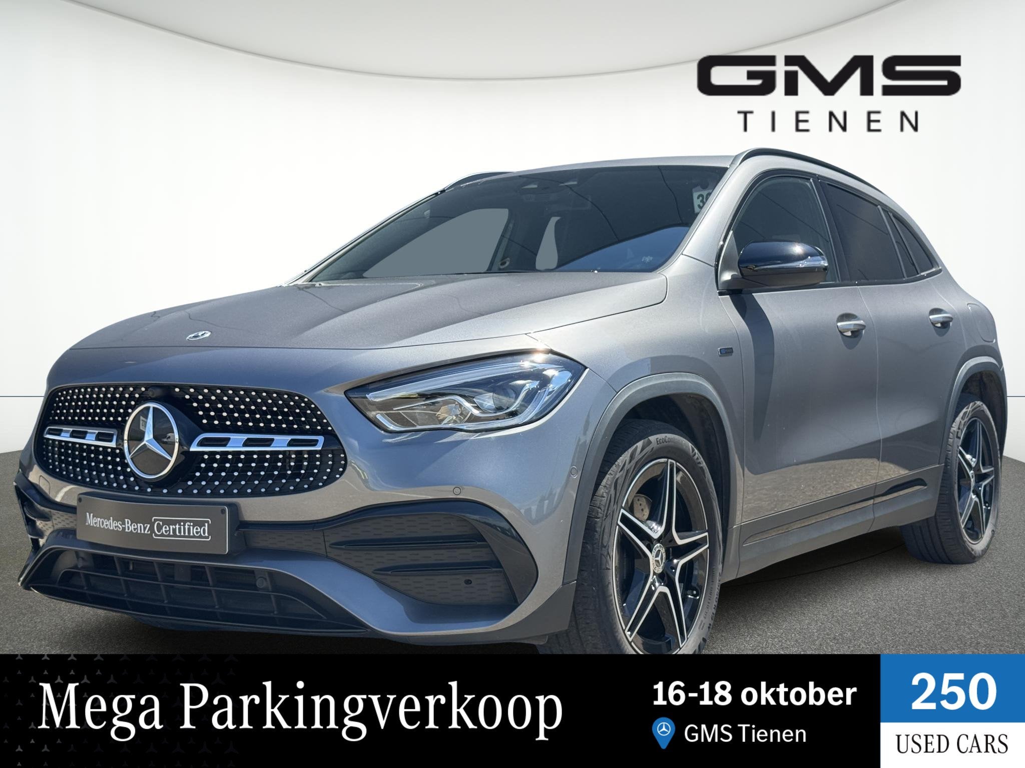 Mercedes-Benz GLA 250 e AMG Line, Auto's, https://public.car-pass.be/vhr/5a384fdf-1970-4885-9bb7-d10e9af9f9b8, 16 kWh, Leder en Stof