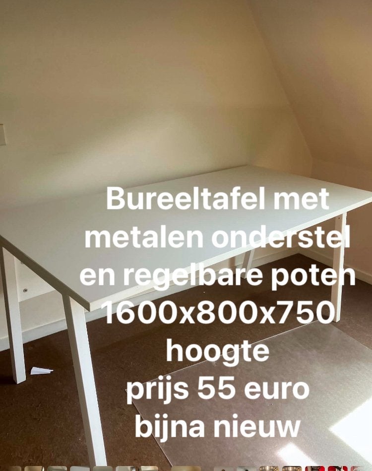 Bureeltafel design, Huis en Inrichting, Ophalen of Verzenden