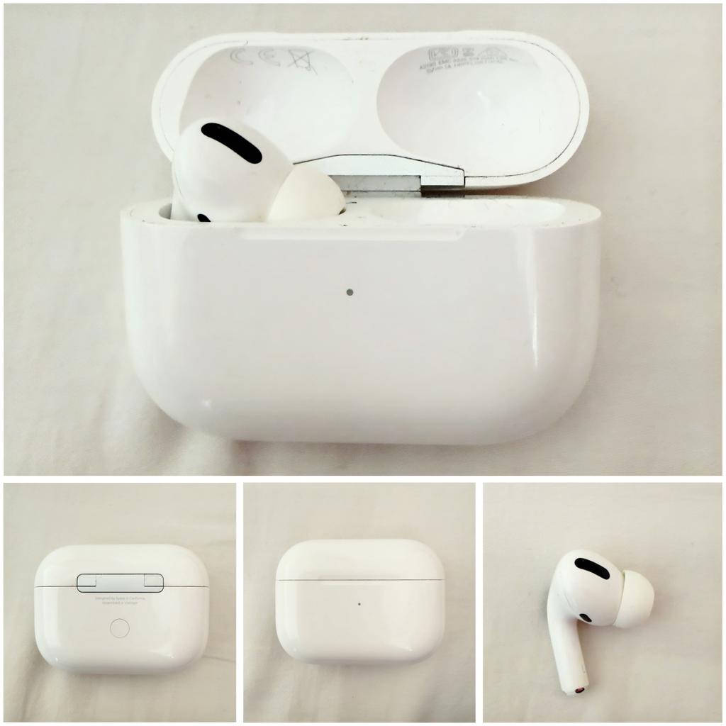 AirPods Pro (1st generation) L, Comme neuf, Apple, Blanc, Intra-auriculaires (In-Ear)