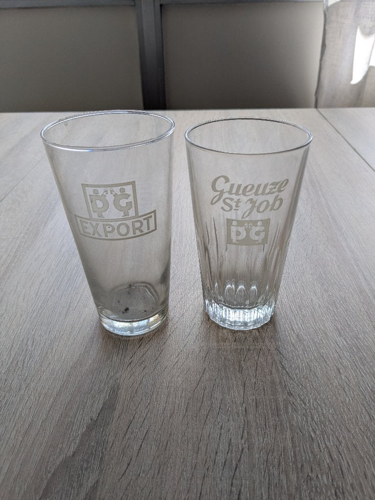 Verres à Gueuze St Job - Export DG, Enlèvement
