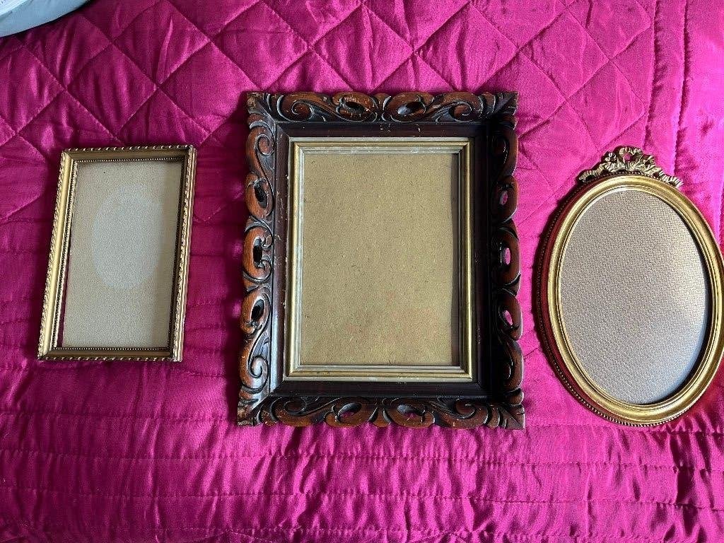 3 kleine fotokaders, Ophalen
