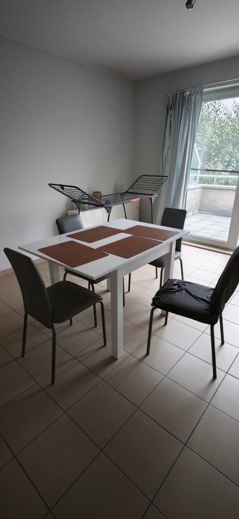 Tafel, Huis en Inrichting, Ophalen, 100 tot 150 cm, Wit, 50 tot 100 cm