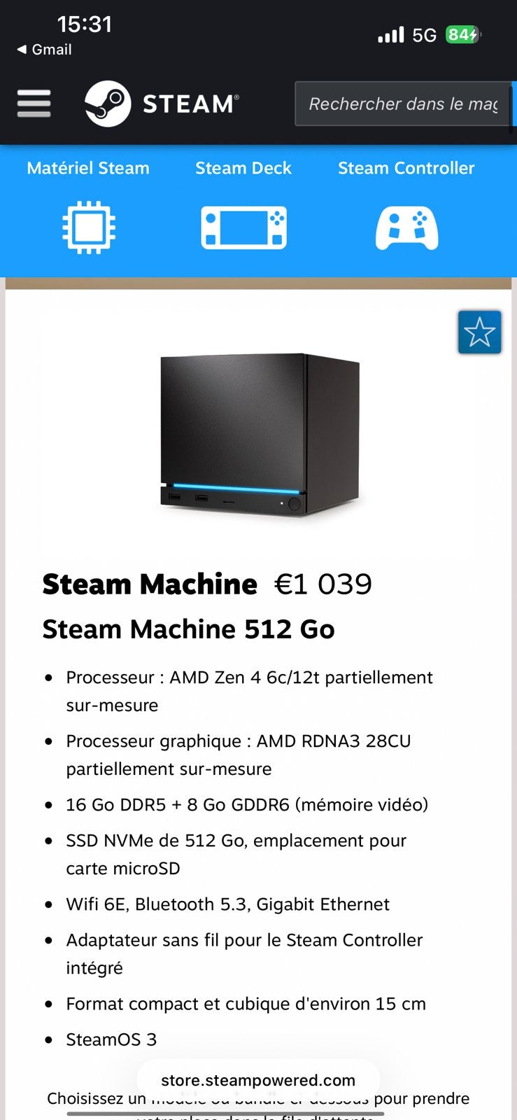 Steam Machine, Games en Spelcomputers, Games | Pc, Ophalen, Nieuw