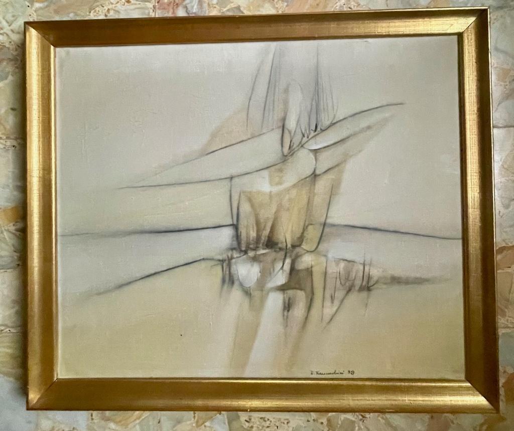 Edoardo FRANCESCHINI (1928-2006) - olie op doek, Ophalen of Verzenden