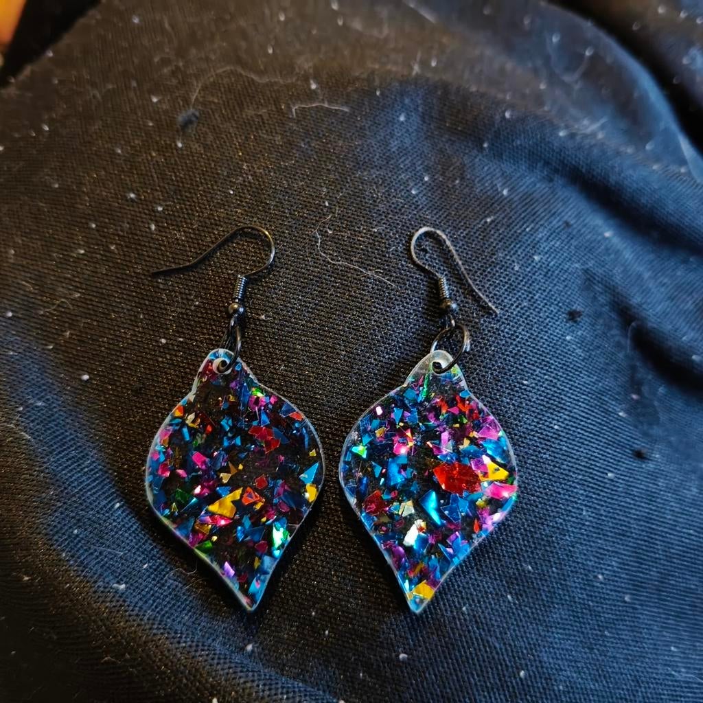 Boucles d'oreilles colorées, Enlèvement ou Envoi, Neuf, Pendantes