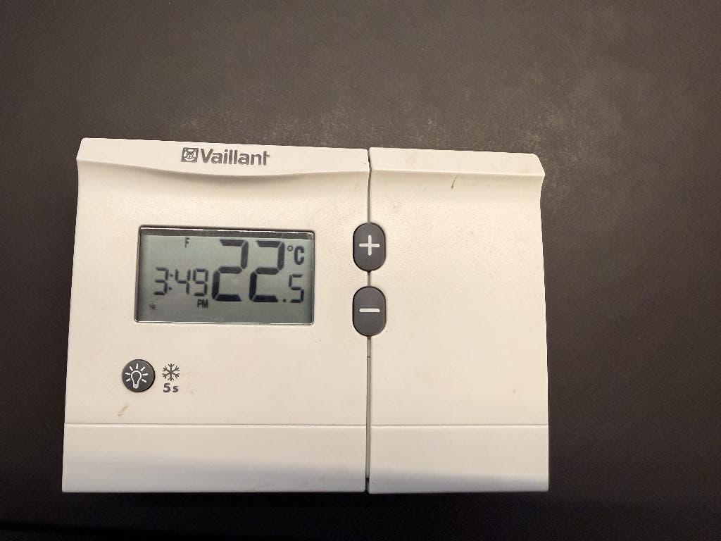 Vaillant kamerthermostaat VRT250, Ophalen, Gebruikt
