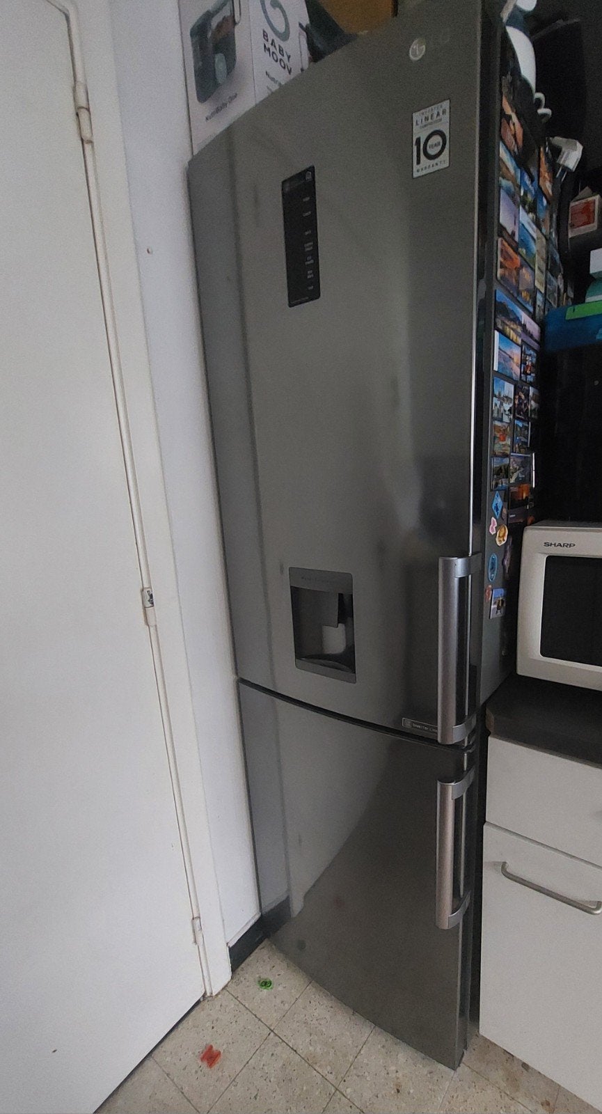 Combinaison réfrigérateur-congélateur LG GBF59PZDZB — No Fro, Electroménager, Enlèvement