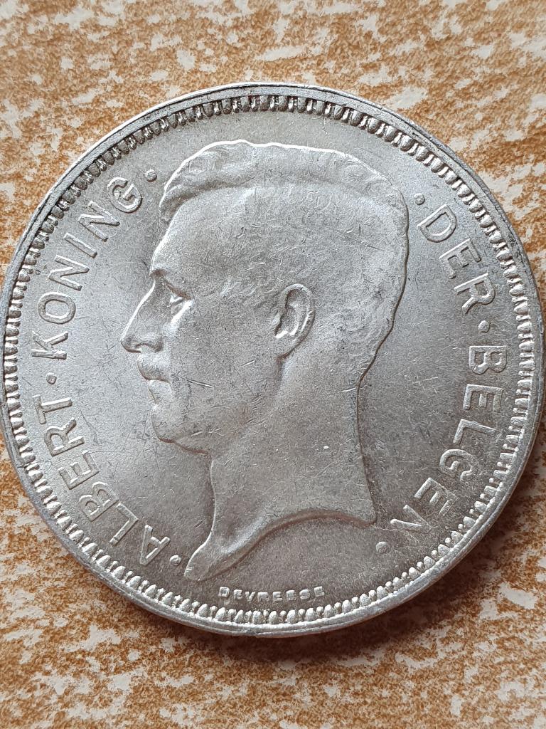 20 francs Albert Ier 1934 VL/NL Pos. A, Enlèvement ou Envoi, Monnaie en vrac, Argent, Argent