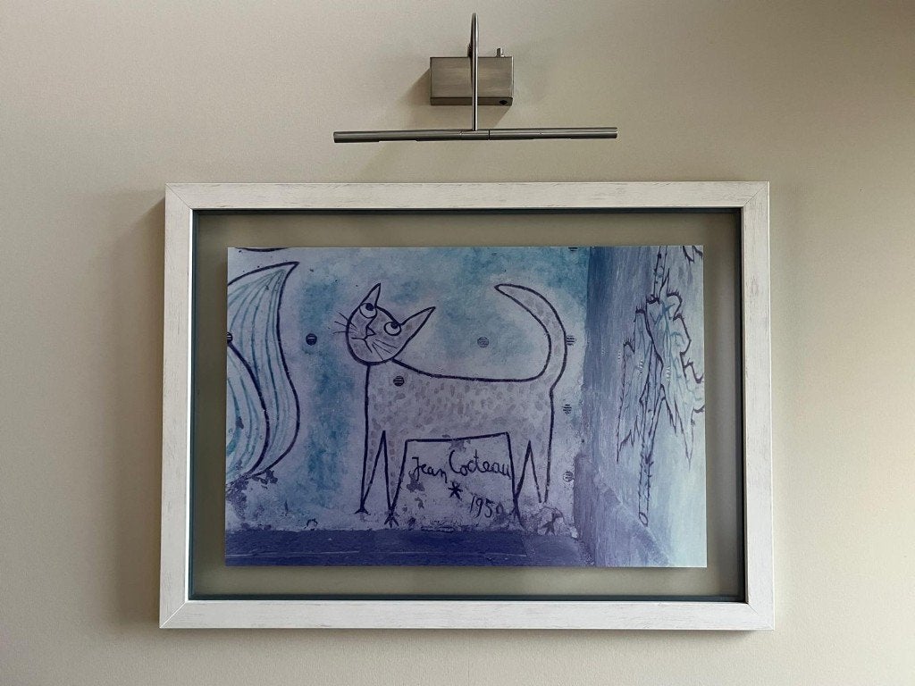 Jean Cocteau — Fresque pour chats, Encadré, Enlèvement, Autres sujets, Autre technique