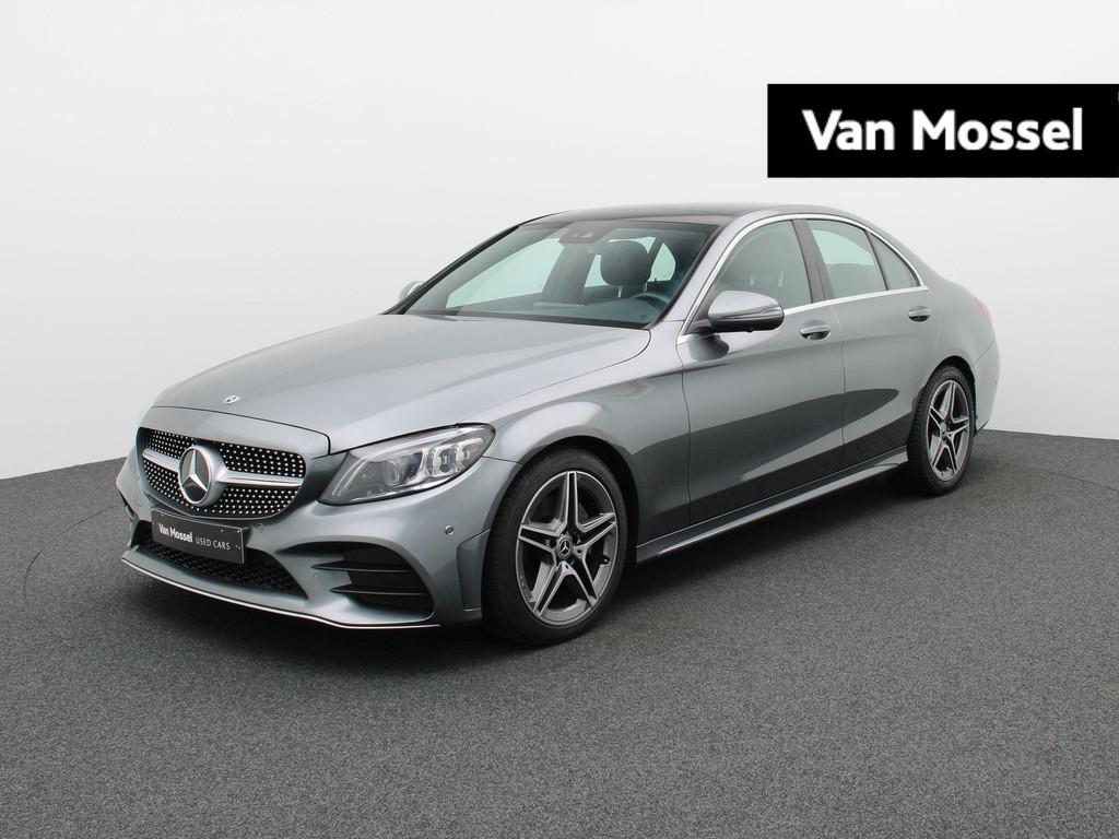 Mercedes-Benz C 200 AMG LINE BERLINE + CARPLAY + PANORAMISCH, Automaat, 4 deurs, 1505 kg, 184 pk
