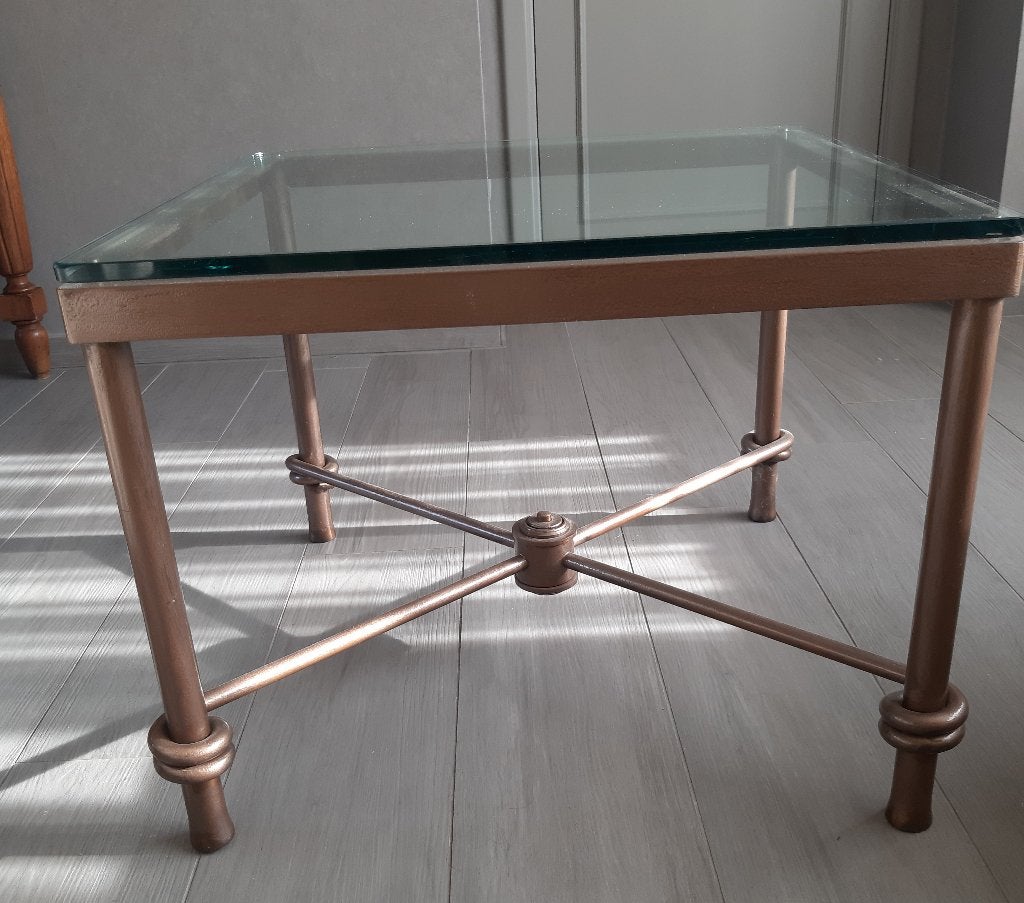 Salontafel - vierkant, Maison & Meubles, Klassiek, 50 à 100 cm, Carré, Enlèvement
