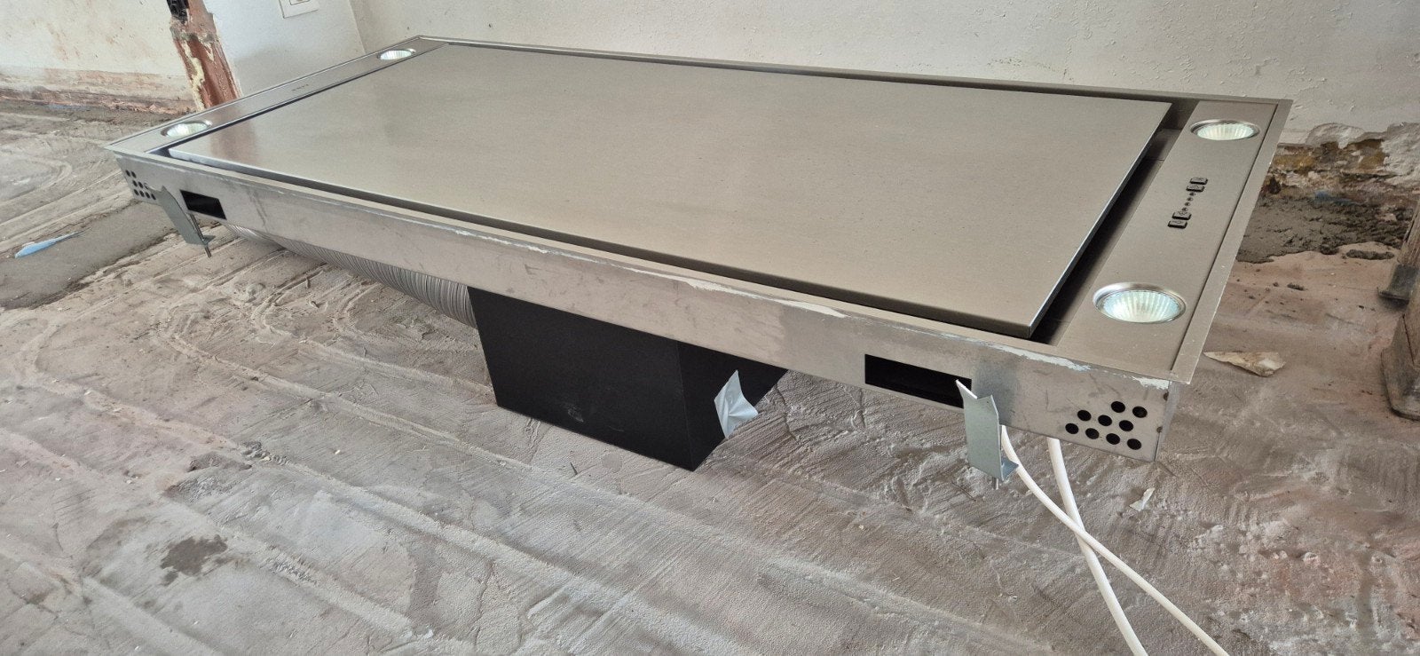 inbouw dampkap te koop, Elektronische apparatuur, Afzuigkappen, Ophalen, Gebruikt, Inbouw, Eilandschouwkap