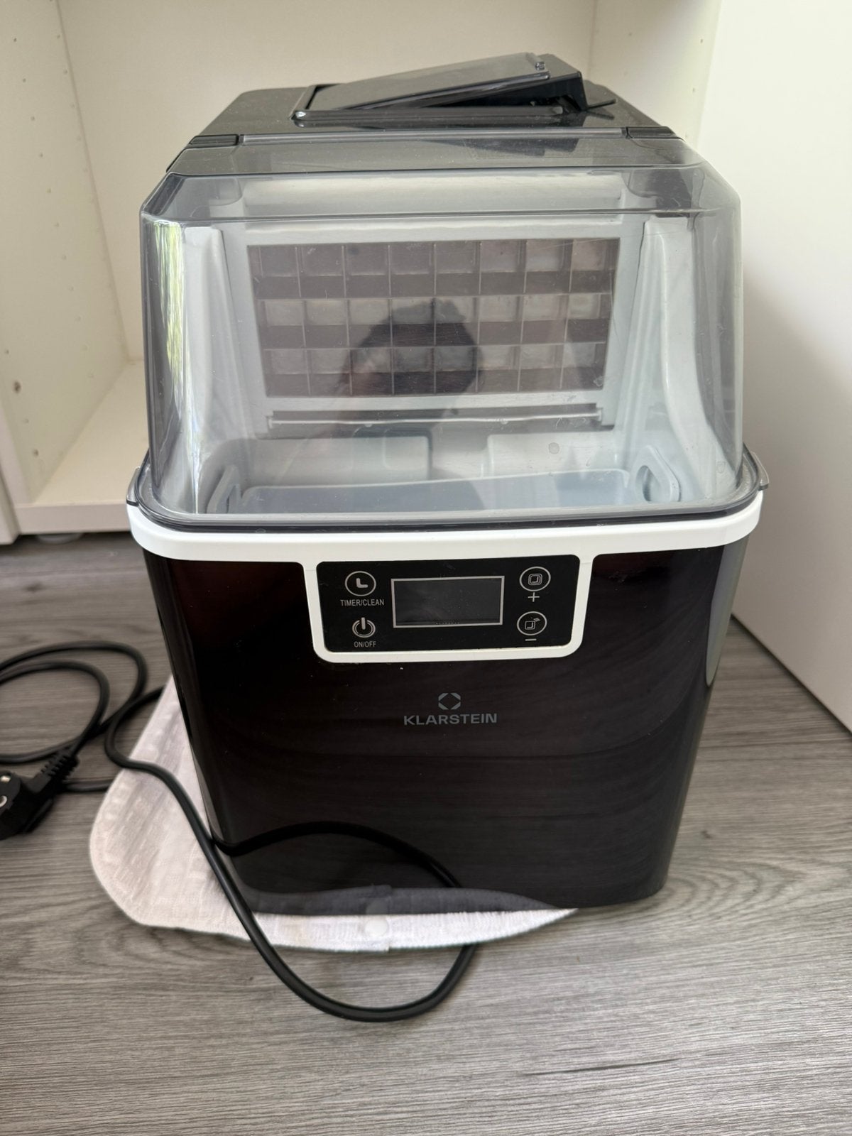 Klarstein Clearcube IJsblokjesmachine, Elektronische apparatuur, Ophalen, Zo goed als nieuw