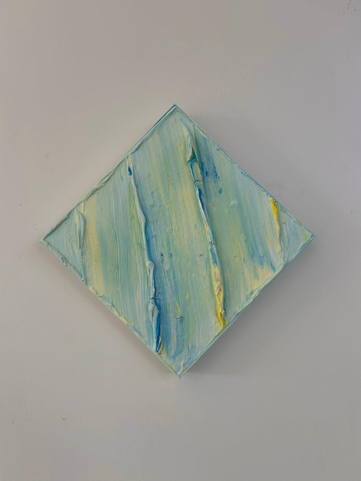 Uniek zelfgemaakt modern kunstwerk, Antiquités & Art, Abstrait, Enlèvement ou Envoi, Autres techniques, Autres matériaux