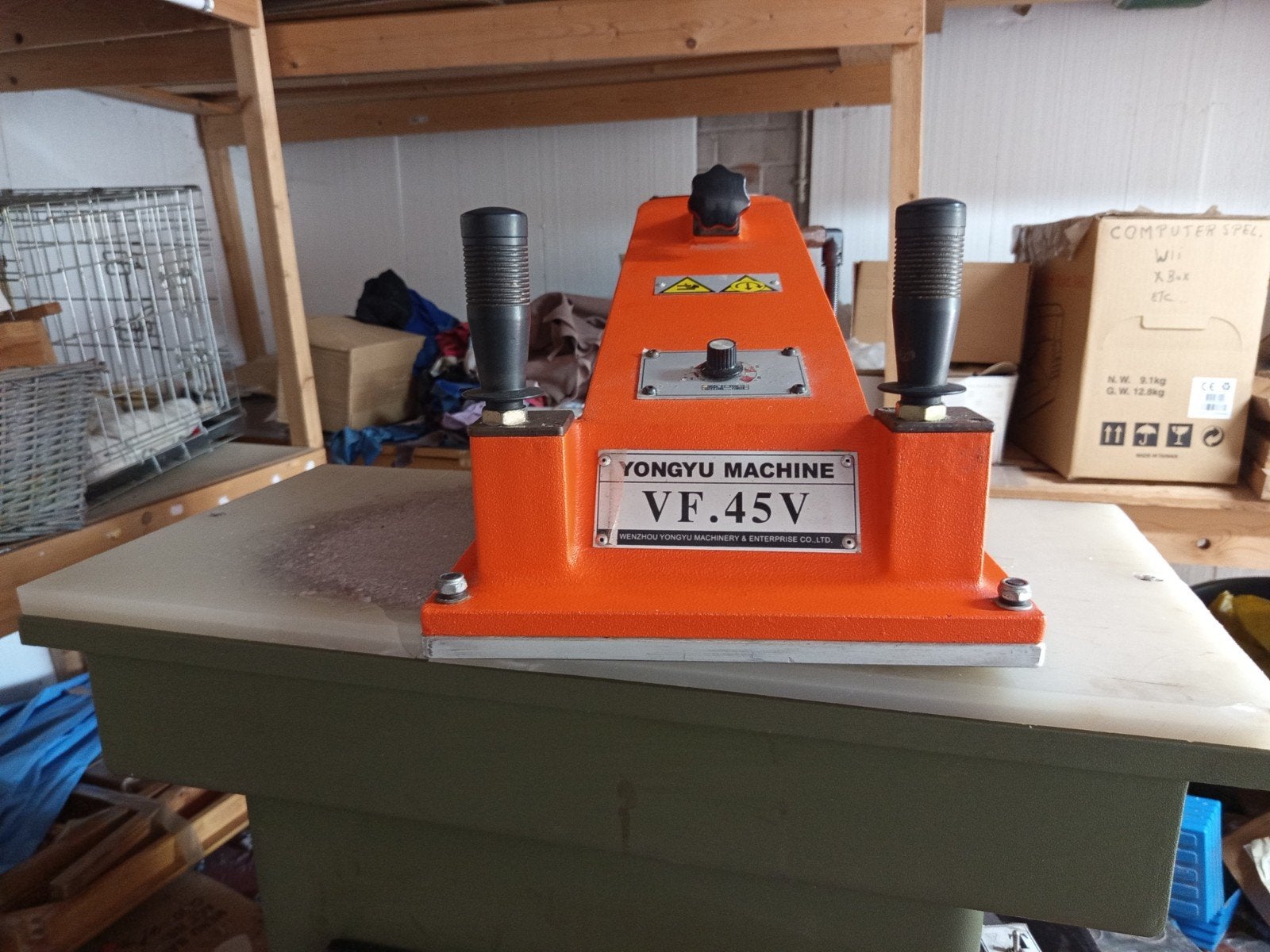 Stansmachine te koop, Ophalen
