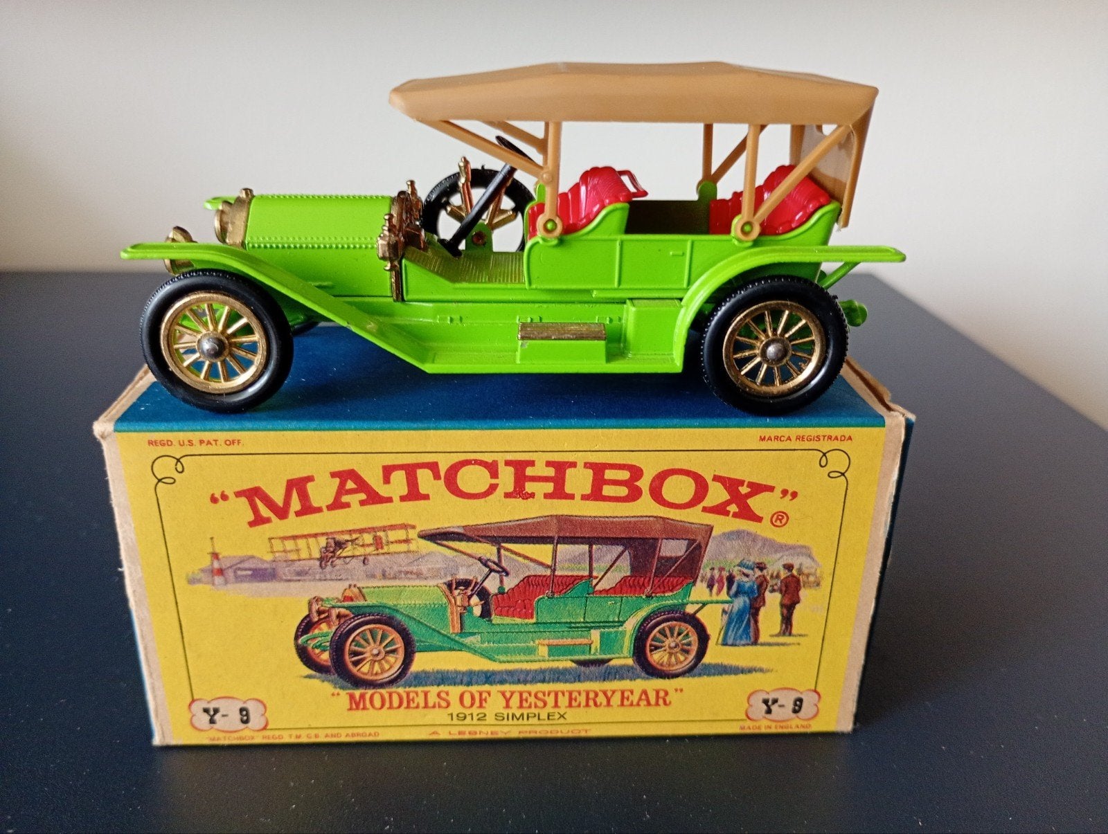 Lesney Matchbox Models of Yesteryear Y-9 1912 Simplex, Ophalen of Verzenden, Matchbox