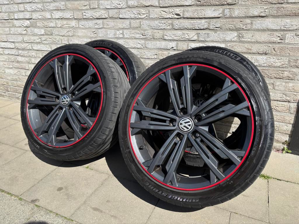 Orgineel gti 18inch 5x112 velgen met banden, Auto-onderdelen, Ophalen