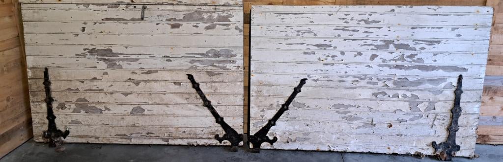 Oude grenen en eiken balken, Doe-het-zelf en Bouw, Ophalen, Gebruikt, Eiken, 250 tot 300 cm