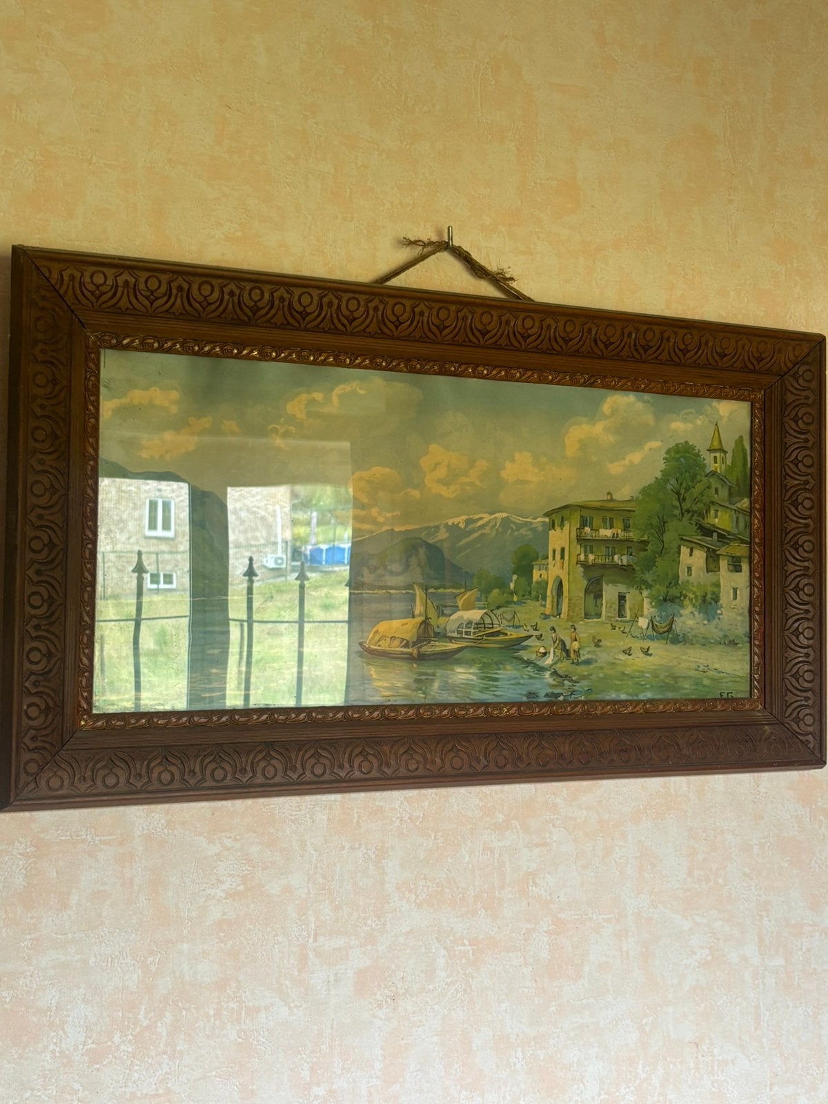 Schilderij landschap, Antiek en Kunst, Kunst | Schilderijen | Klassiek, Ophalen, Landschap