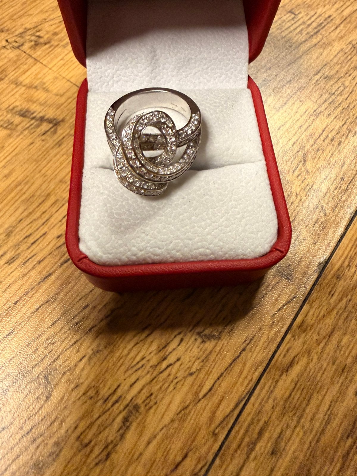 Diamant ring 18k, Ophalen of Verzenden, Zo goed als nieuw