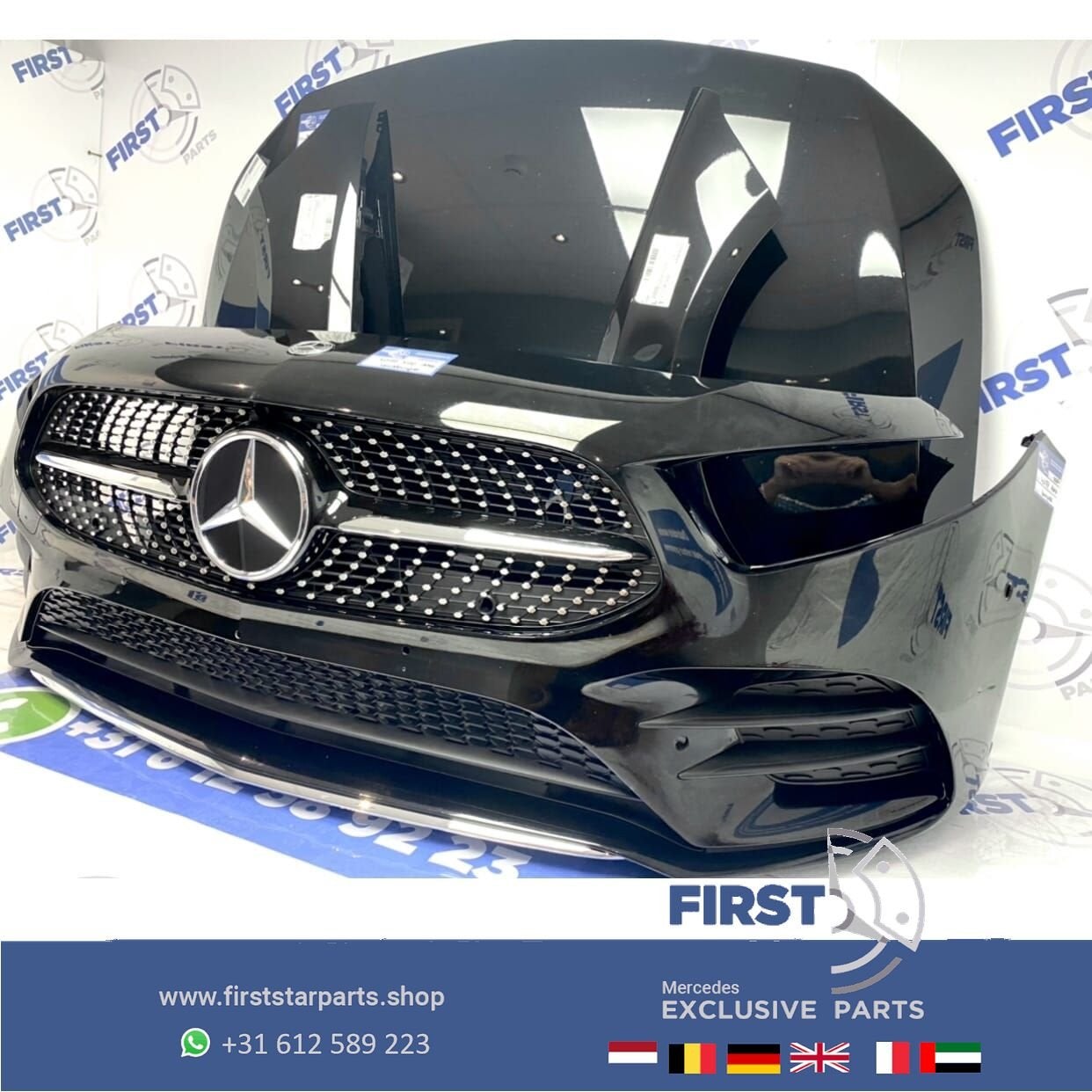 2019 W177 V177 AMG VOORKOP ZWART Mercedes A KLASSE 2018-2022, Gebruikt, -, Voor, Ophalen of Verzenden