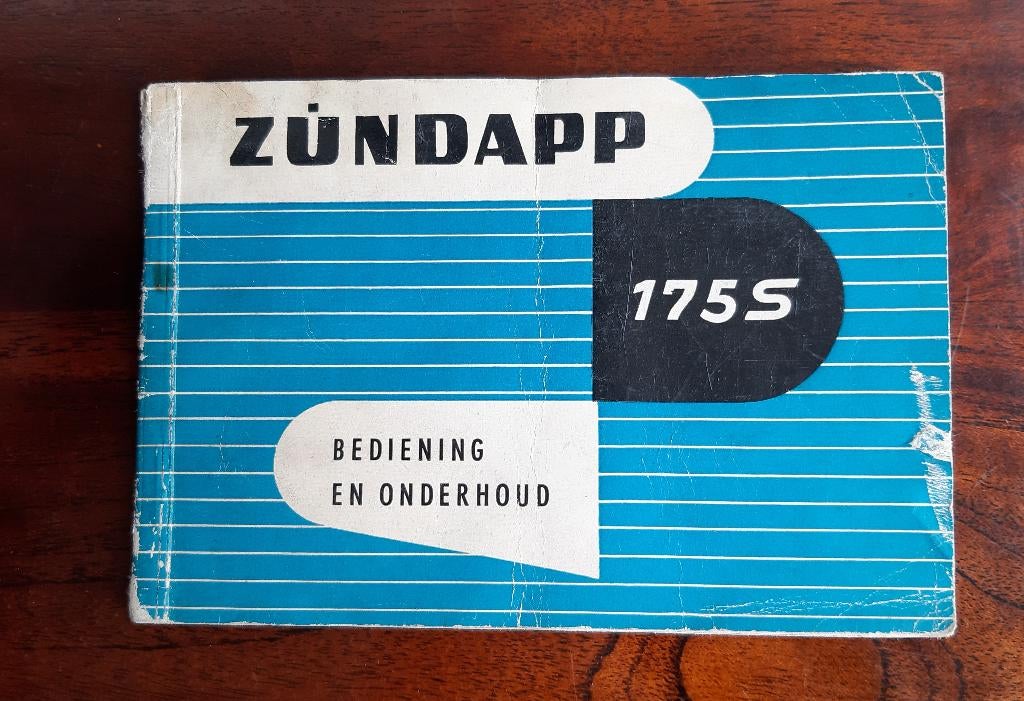 Zundapp 175S bediening en onderhoudsboekje Nederlandstalig, Motoren, Verzenden
