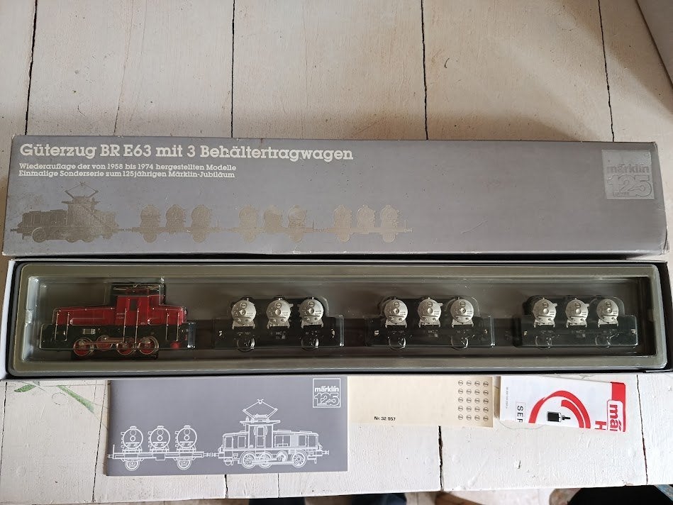 coffret Märklin 2874, train de marchandises BR E63, Enlèvement ou Envoi, Comme neuf, Märklin
