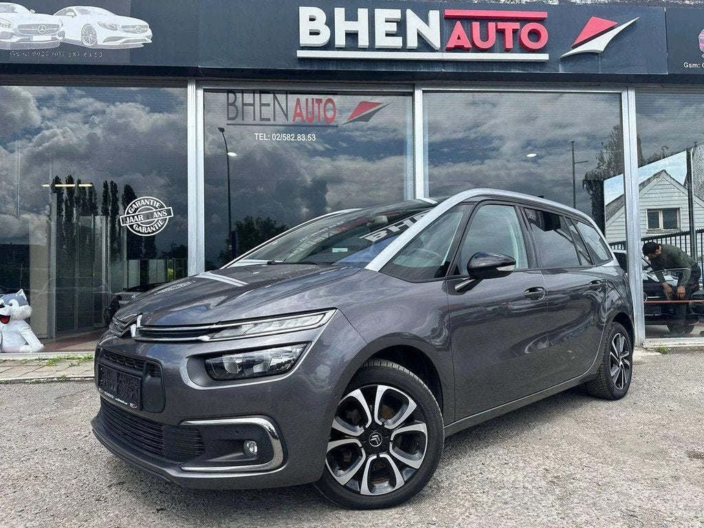 Citroën C4 Spacetourer 1.5 BlueHDi / CAMERA / AUTOMATIQUE /, Auto's, Citroën, Automaat, Gebruikt, 4 cilinders, Leder