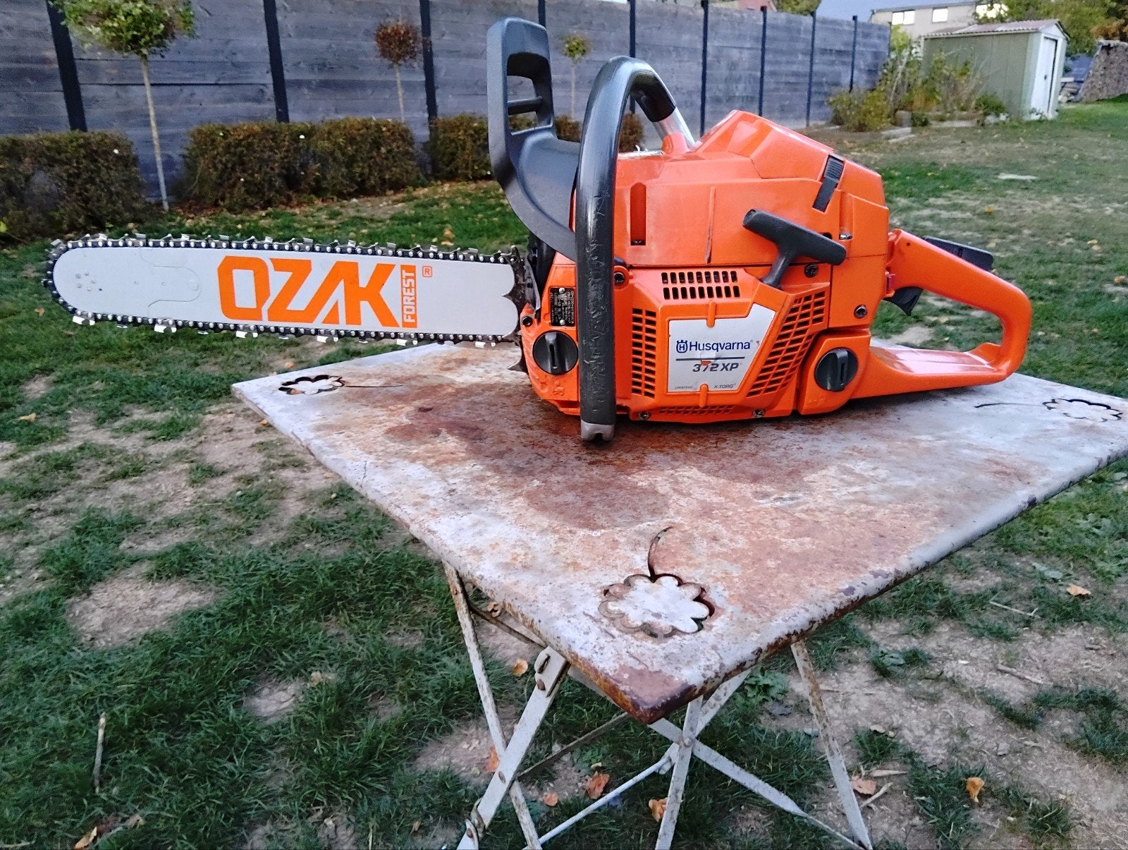 Tronçonneuse Husqvarna 372 xp, Enlèvement