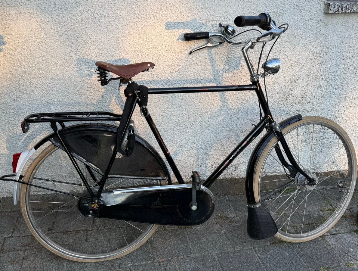 Vélo Vintage Gazelle pour homme, Frein à tambour, Moins de 10 vitesses, Comme neuf, Enlèvement