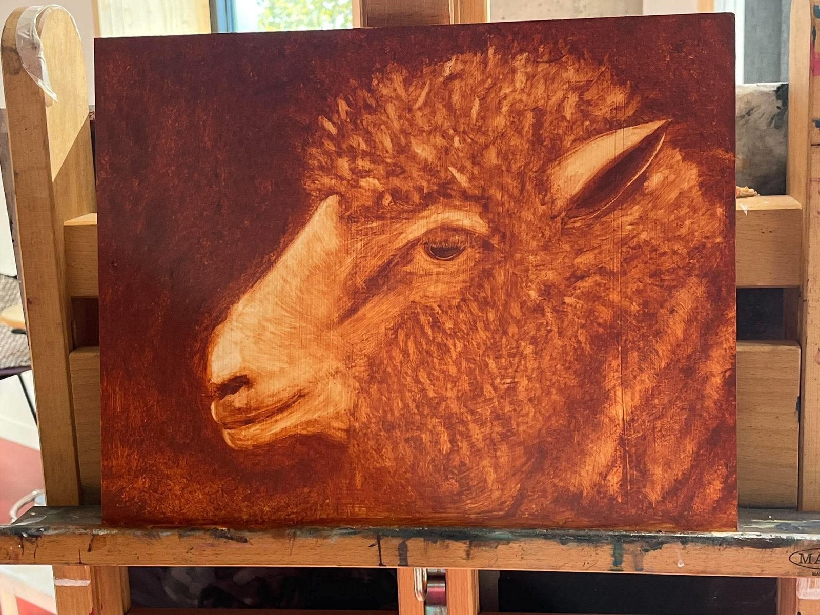 ‘Het Schaap’, Huis en Inrichting, Ophalen of Verzenden, Zo goed als nieuw, Schilderij